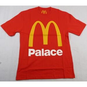 Palace x McDonald's Logo T-Shirt – Red Small New 1281